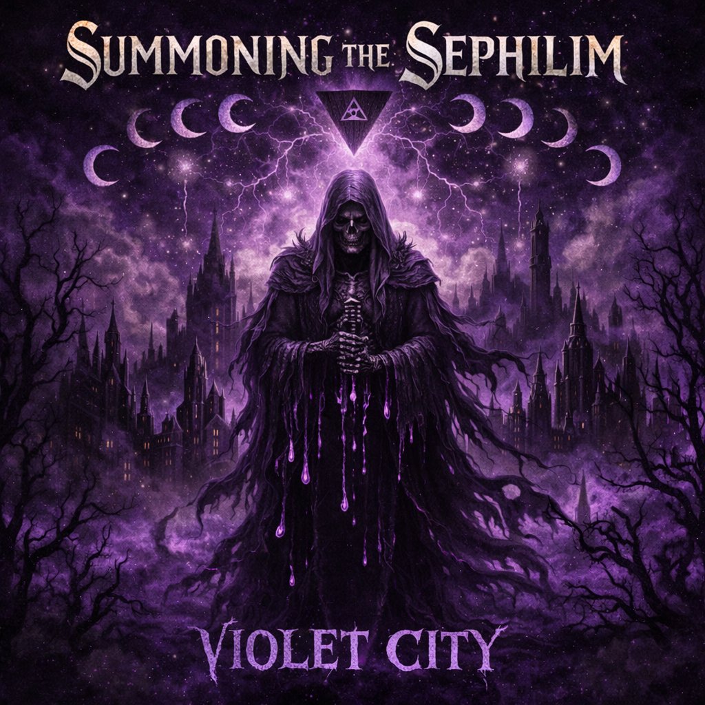 Summoning the Sephilim - Violet City Sticker